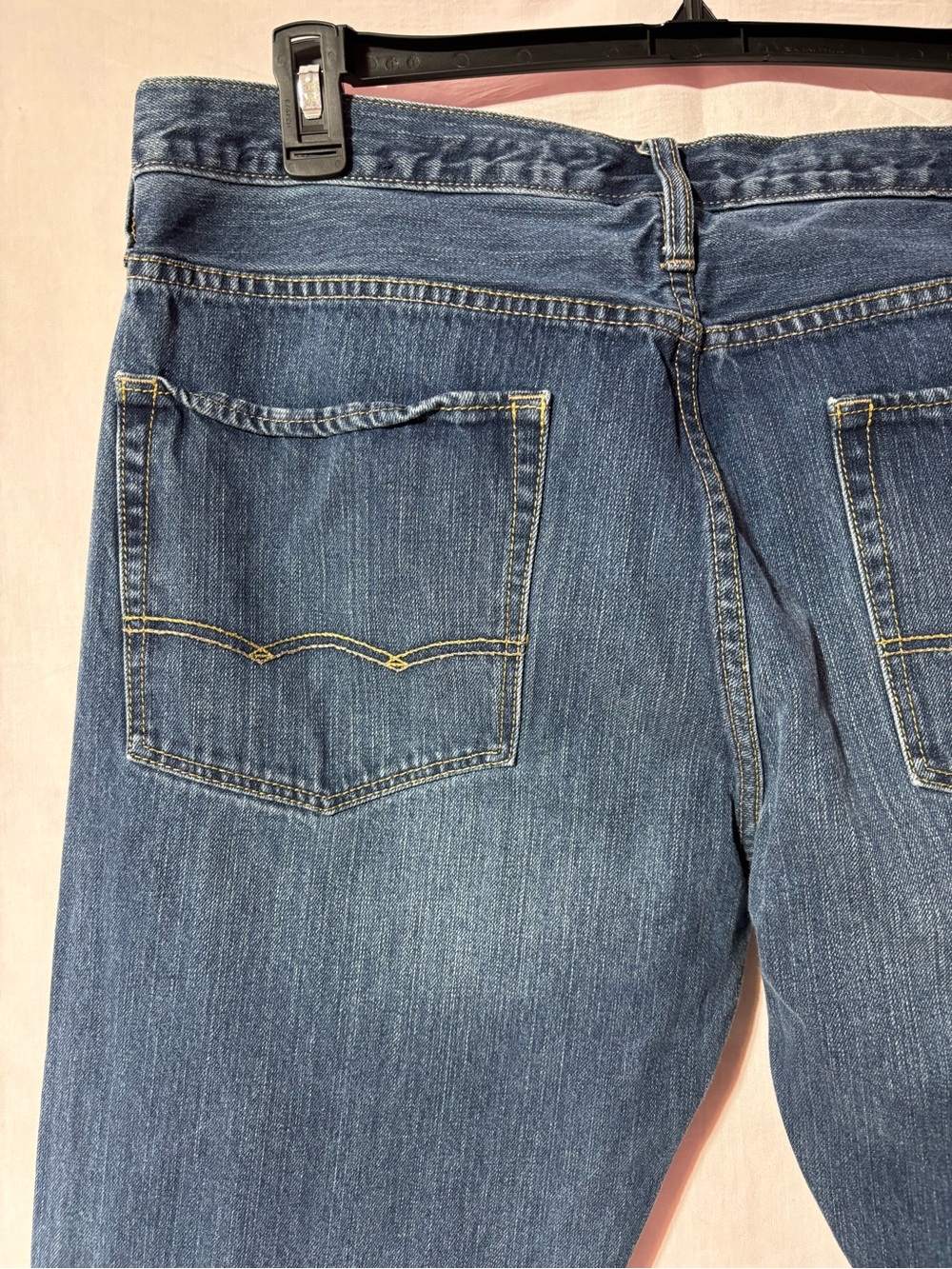 American Eagle Outfitters Men's Medium Blue Straight-Leg Jeans - Picture 7 of 11